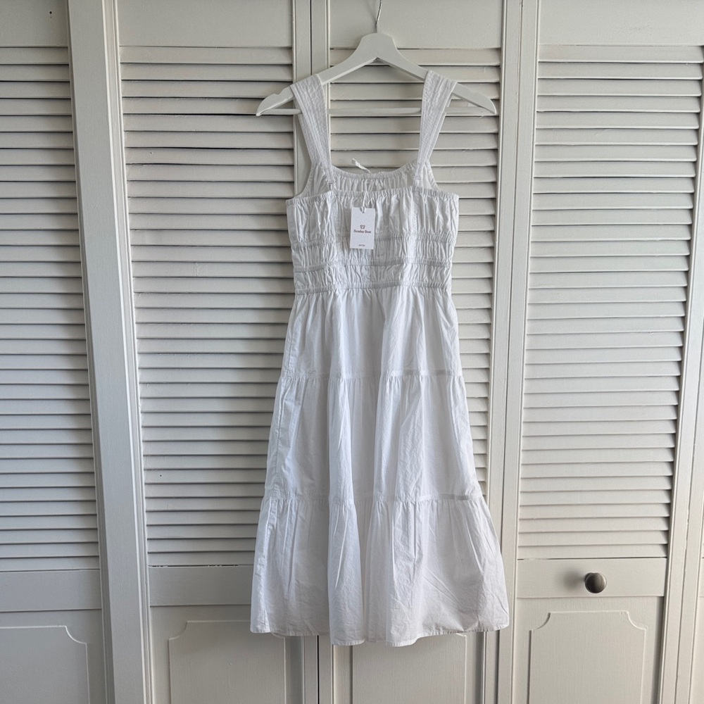 Aritzia White Midi Dress - Picture 3 of 4